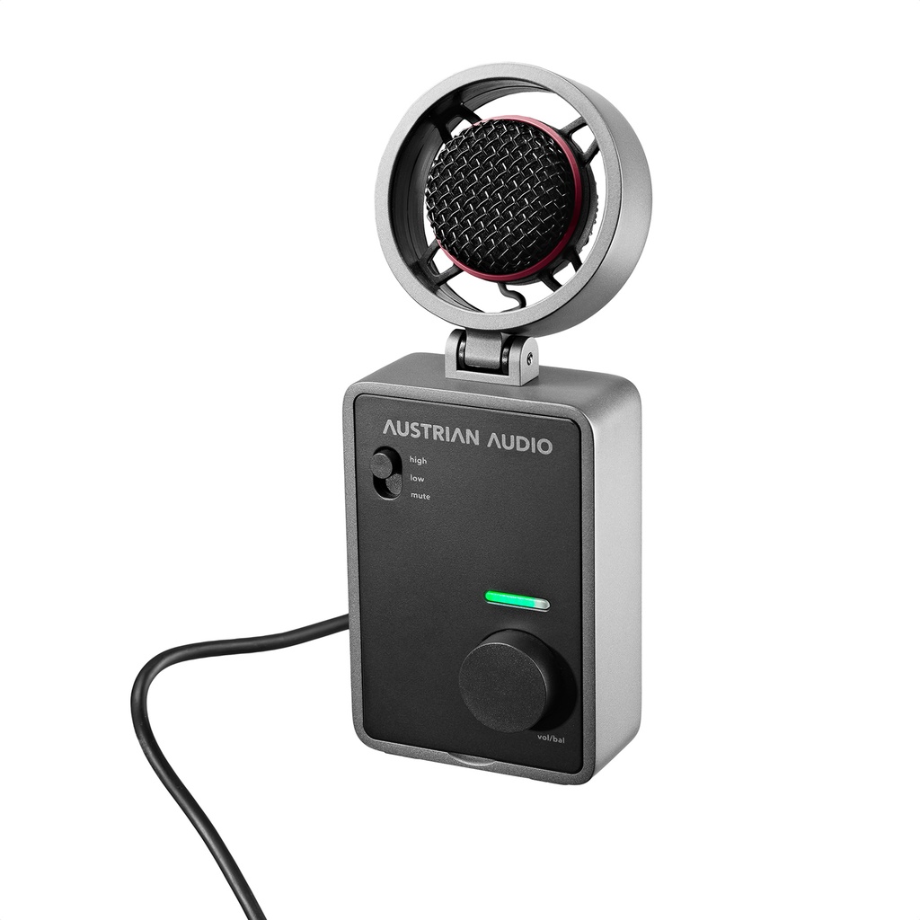 【未使用】Austrian Audio MiCreator Studio マイク AUSTRIAN AUDIO MiCreator Studio レビュー：本体でのヘッドホン